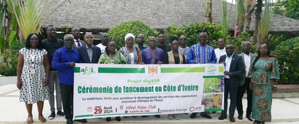 Le numérique, une opportunité pour les organisations paysannes : le projet DigitOp lancé en Côte d’Ivoire