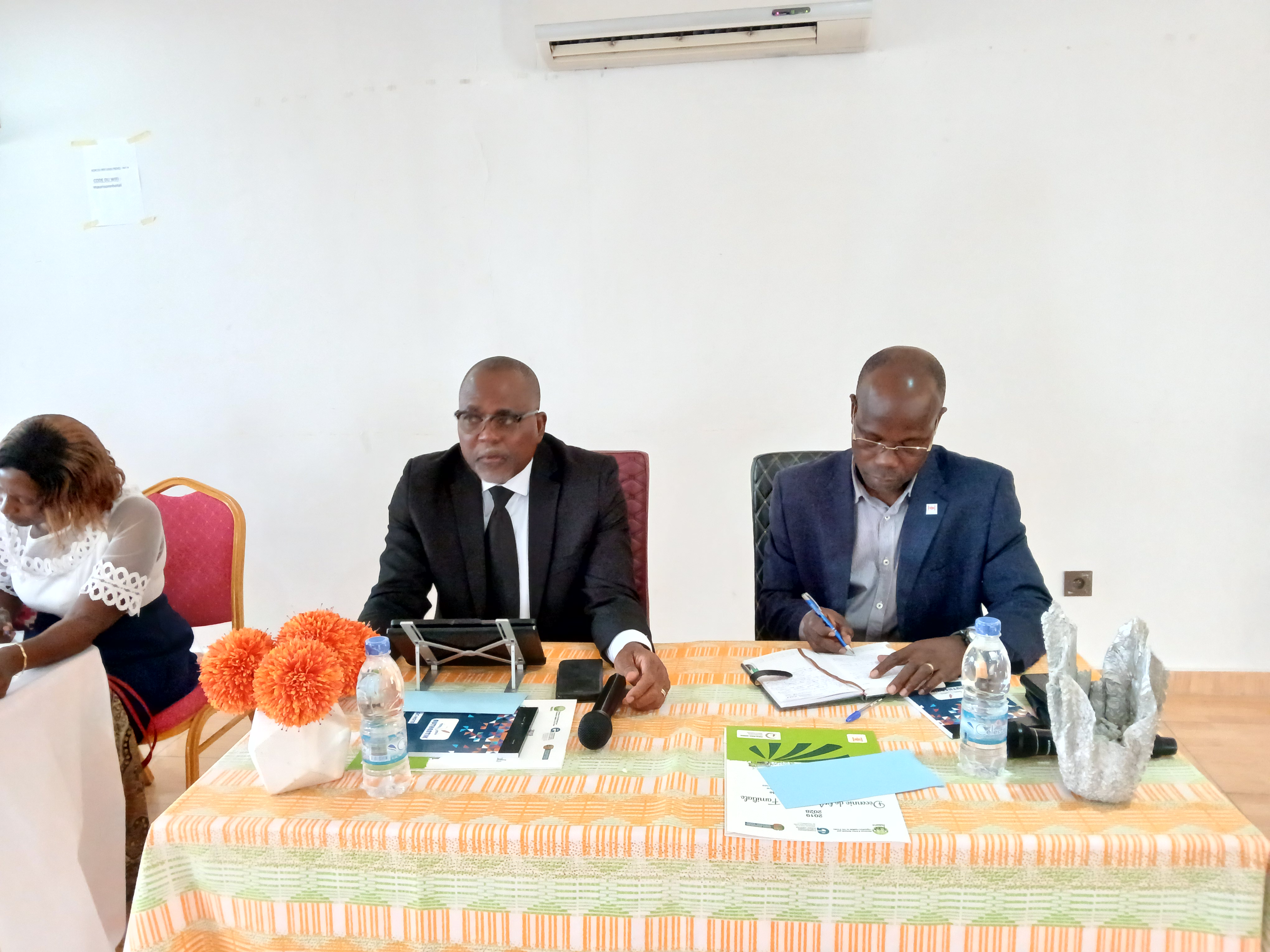 Image de l'atelier de formation des collecteurs a Bouaké